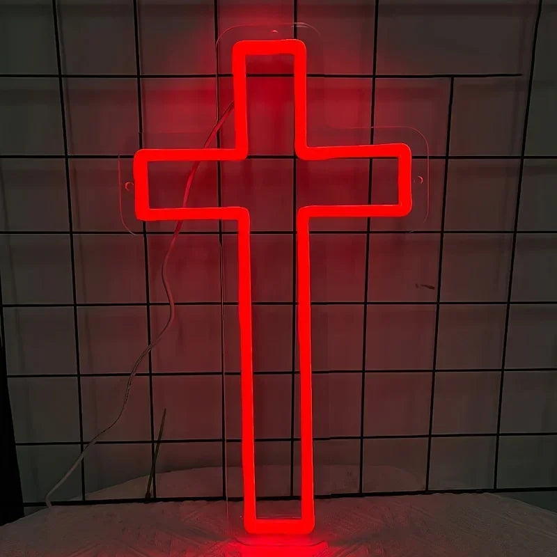 Jesus Cross Neon LED Sign