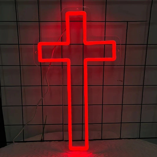 Jesus Cross Neon LED Sign