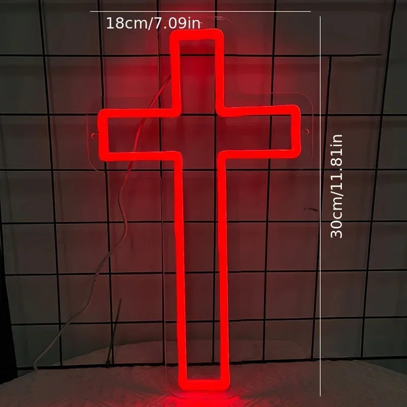 Jesus Cross Neon LED Sign